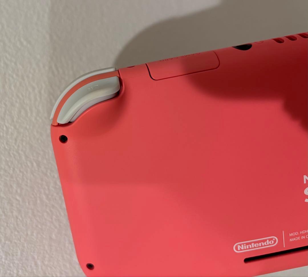 Nintendo Switch Lite 本体　コーラル　ピンク　充電器　箱あり