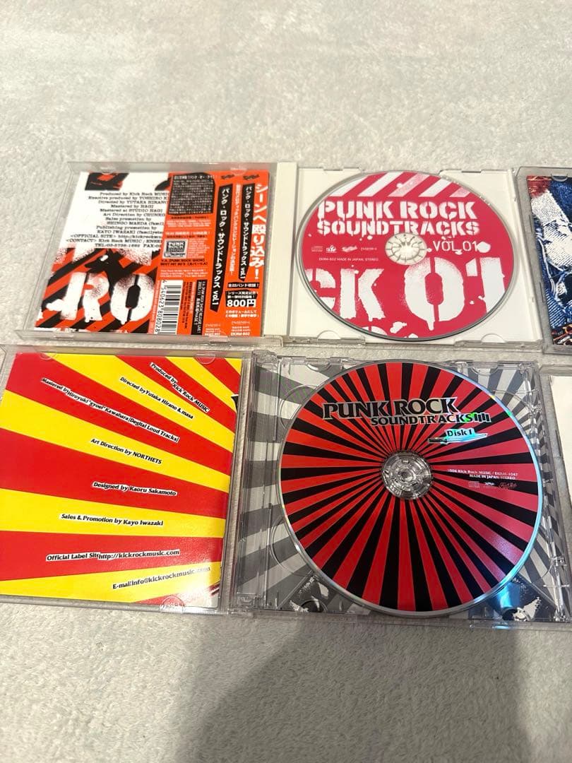 PUNK ROCK SOUNDTRACKS CD8枚セット