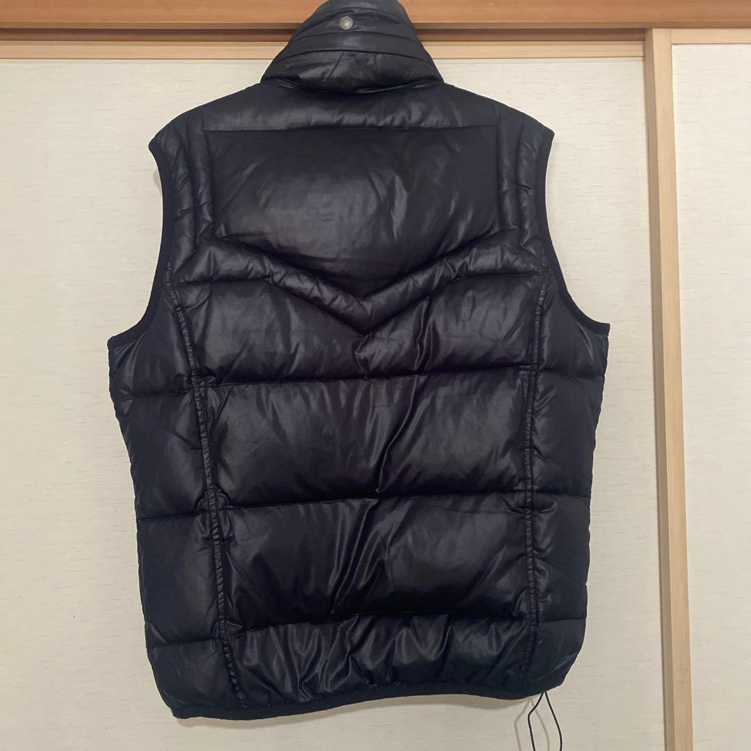 DIESELブラック ダウンベスト M