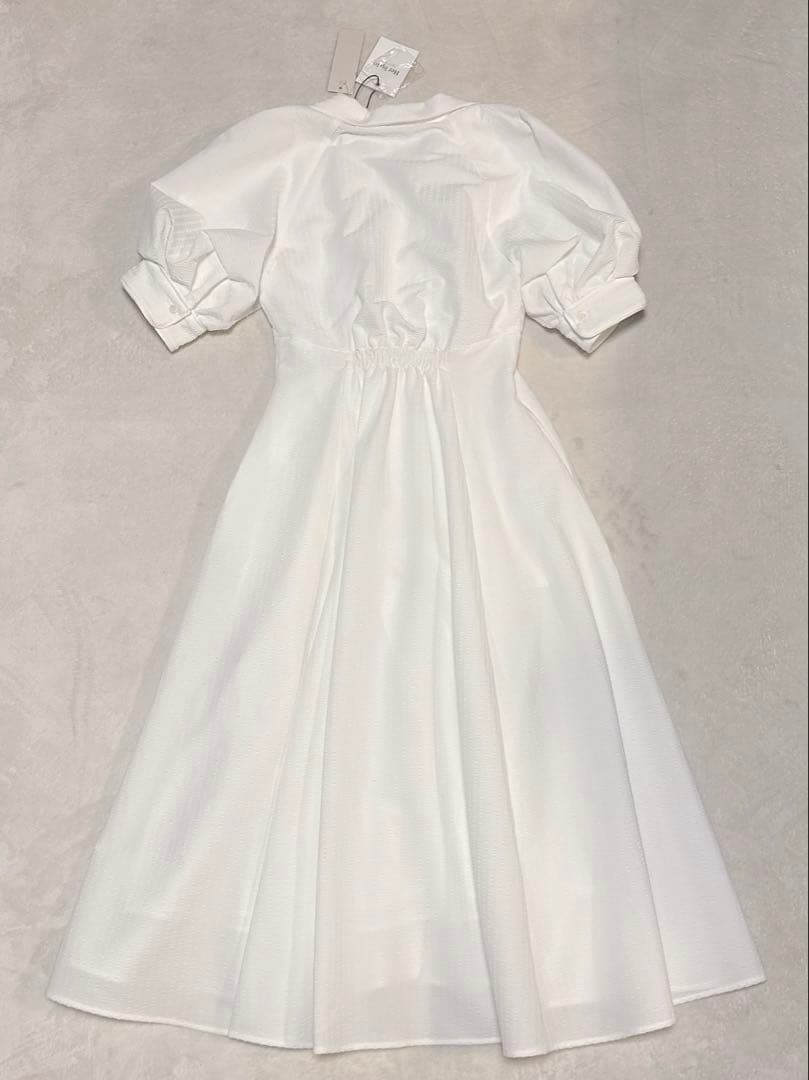 ハーリップ Vienna Volume Sleeve Shirt Dress