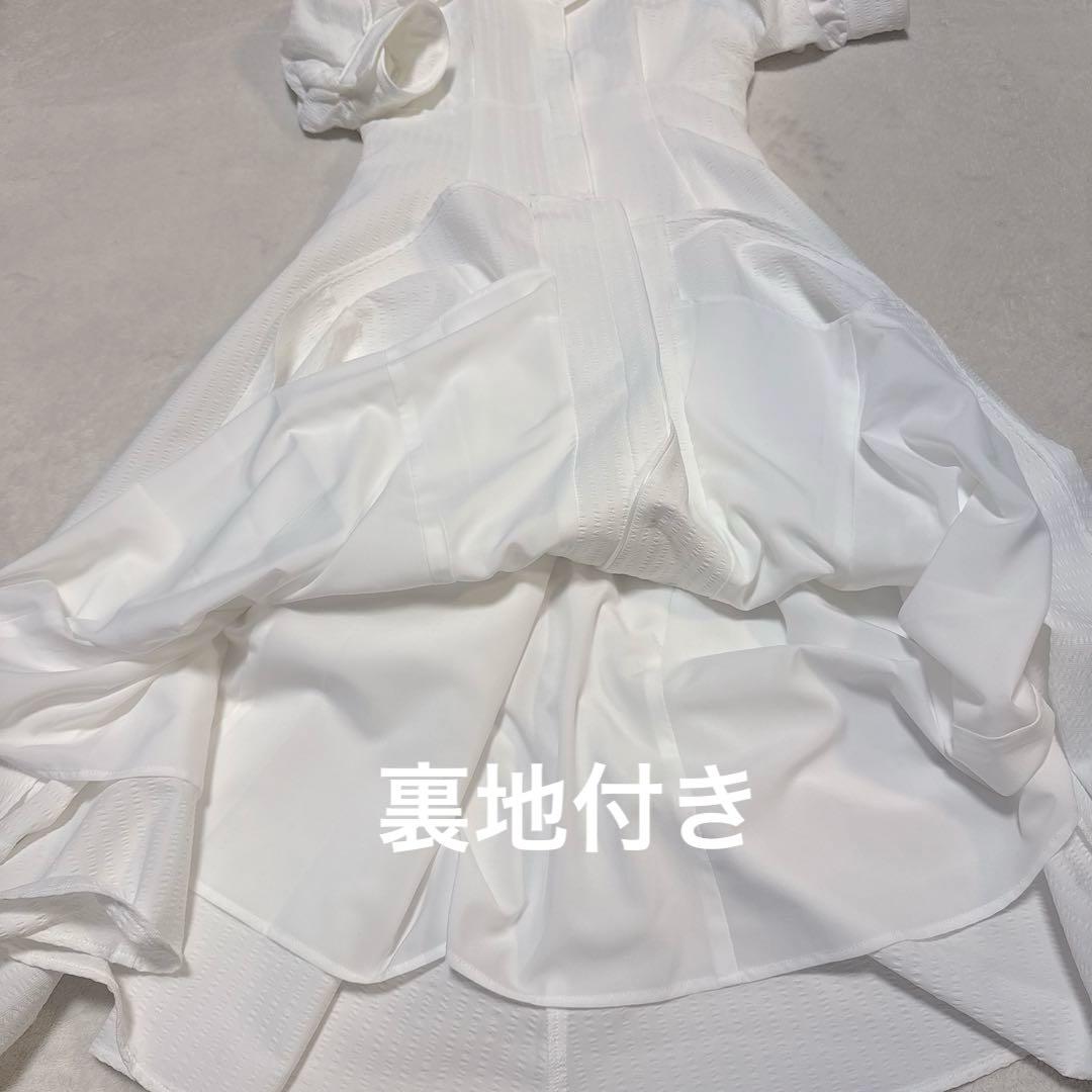 ハーリップ Vienna Volume Sleeve Shirt Dress