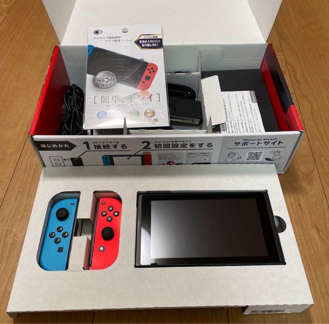 美品/Nintendo Switch ネオンブルー/レッド 本体