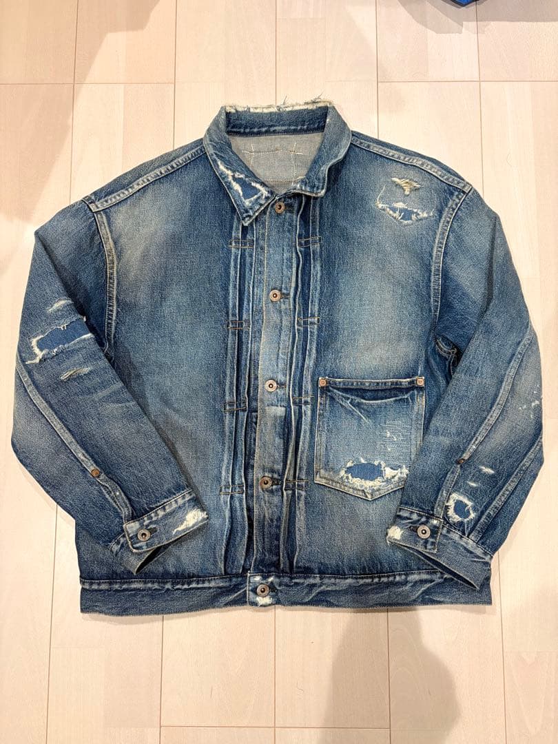 ジャケット・アウター 24AW MADNESS AGING TYPE-I DENIM TRACKER