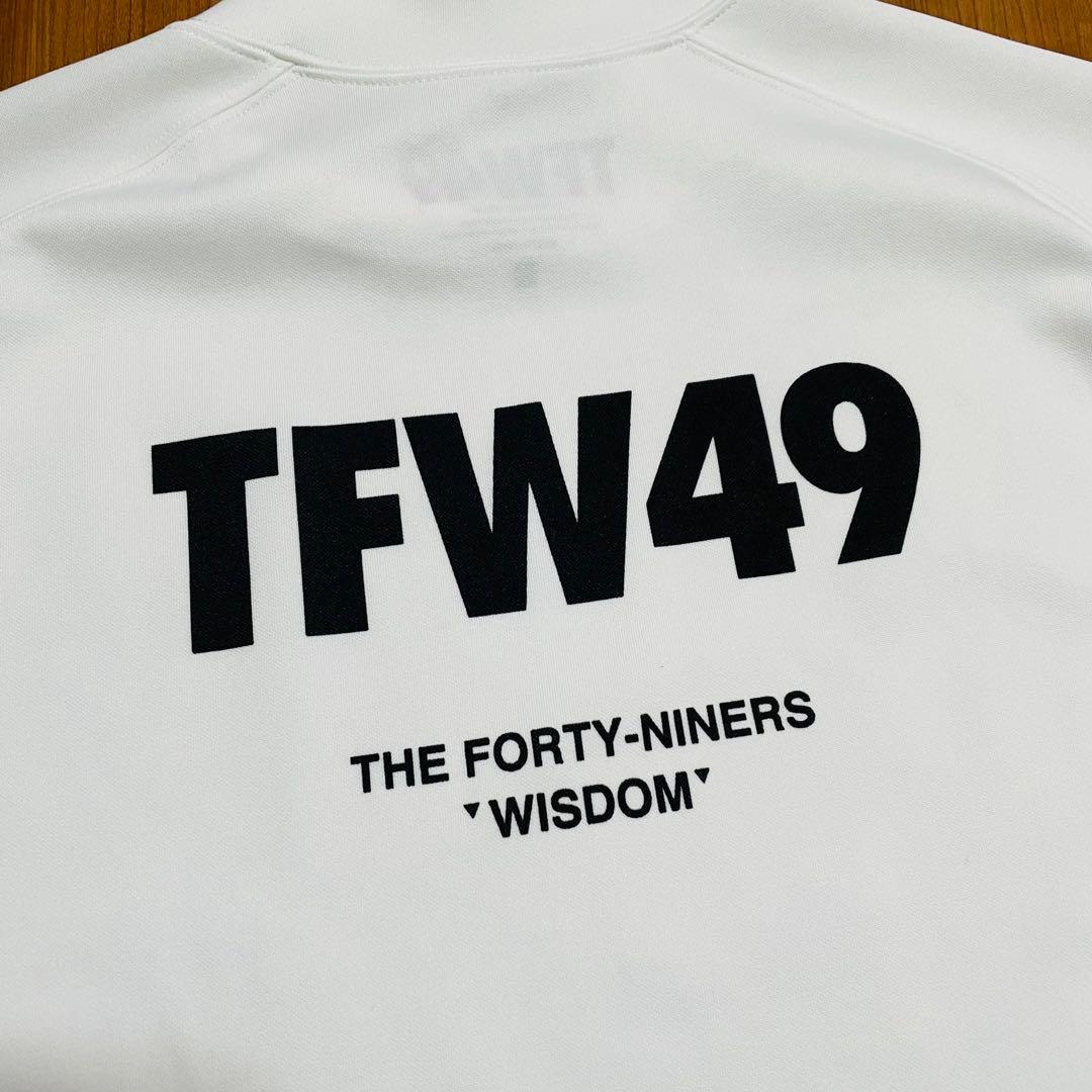 TFW49 モックネック　Tシャツ　ホワイト　L junhashimoto