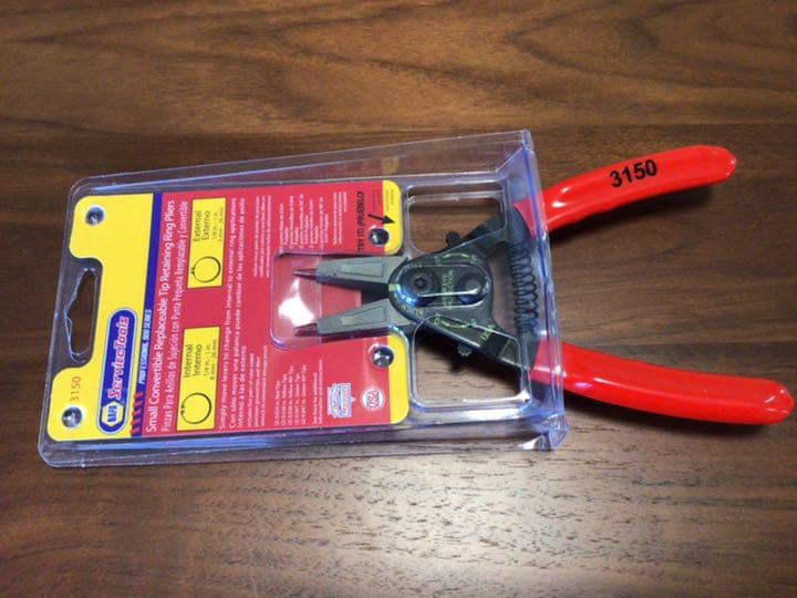 プロ用強力　スナップリングプライヤー　アメリカ製