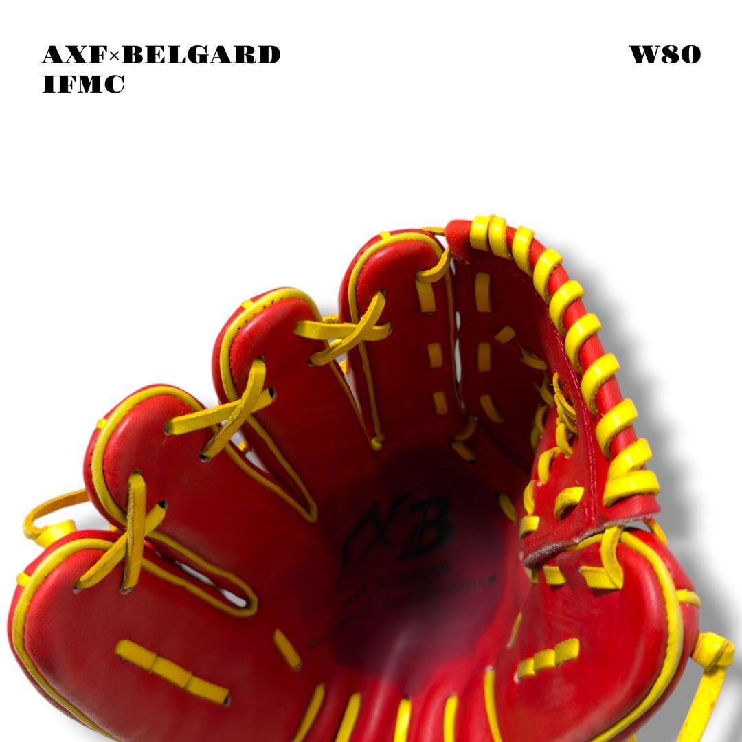 希少品！ AXF BELGARD アクセフ ベルガード IFMC グローブ 赤黄