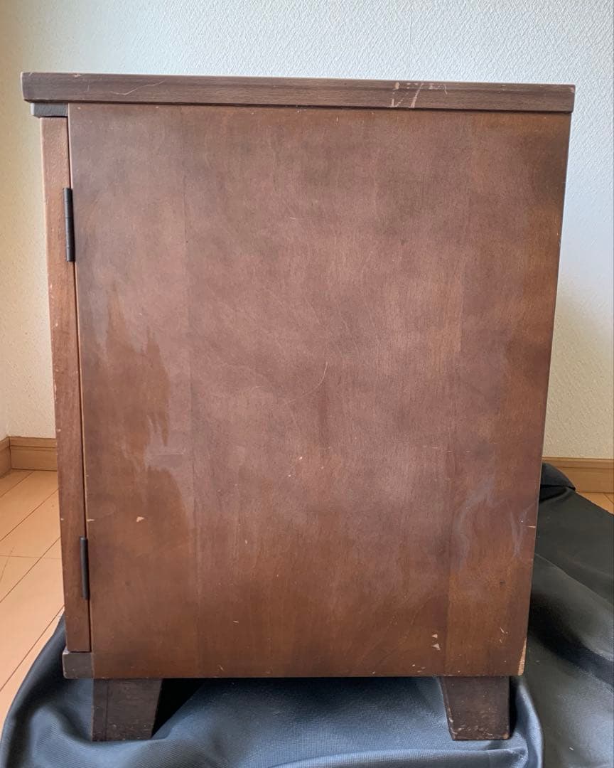 レコード収納　木製家具