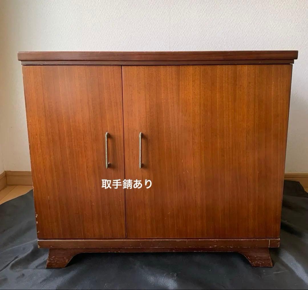 レコード収納　木製家具