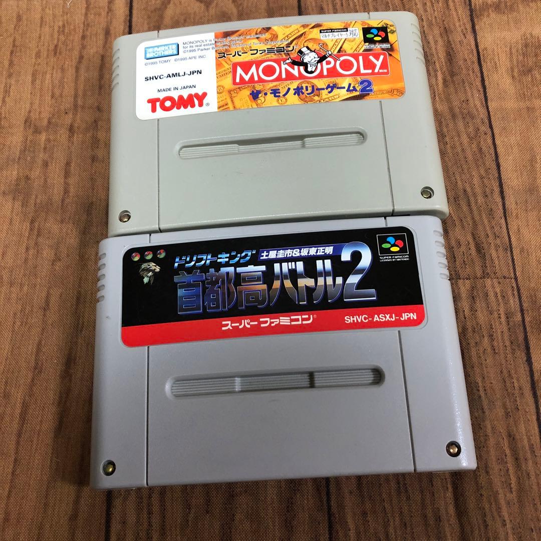 ニンテンドー　スーパー　ファミコン　本体　ソフト14