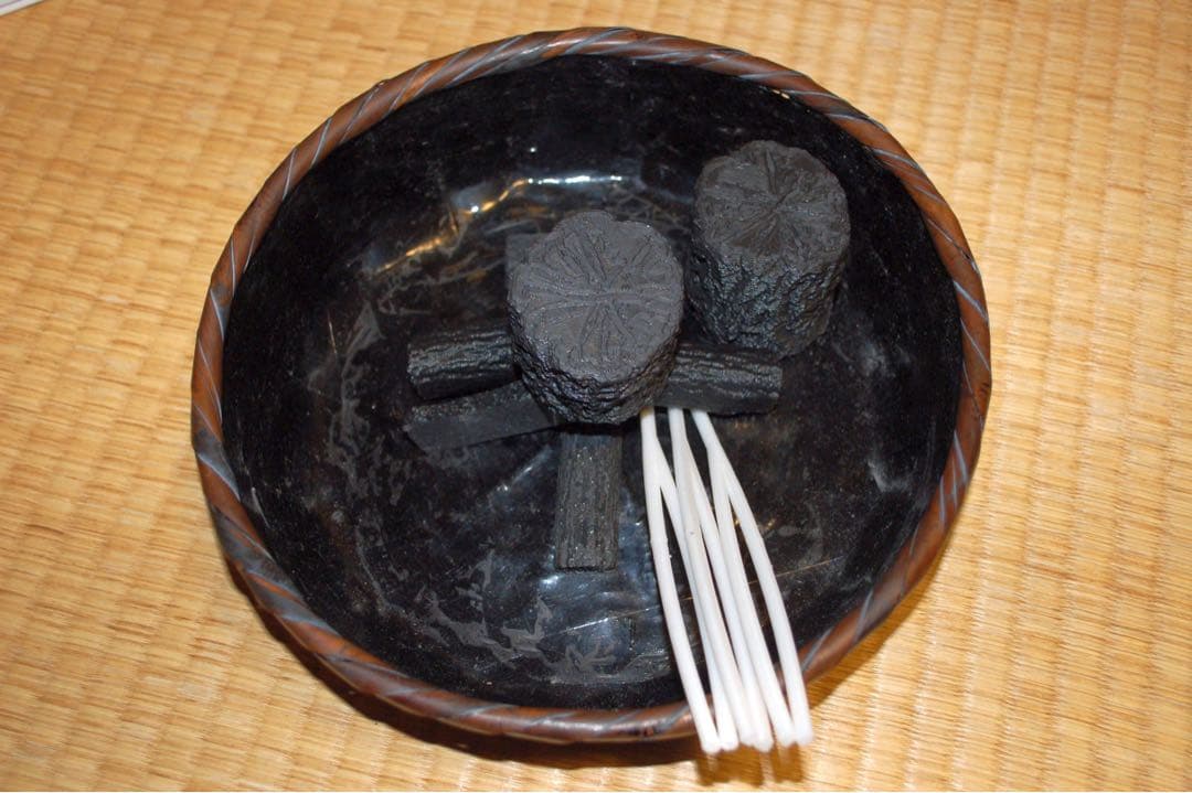 ★【新品】汚れないお稽古炭・裏千家炉、風炉2組セット・最新の淡交社教本準拠品★