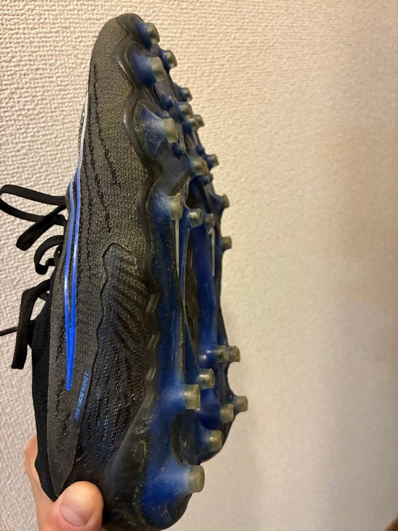 NIKEファントム GX エリート AG(ブラック×ブルー) 25.5