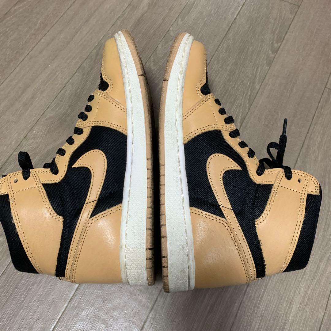 【NIKE】エアジョーダン 1 レトロハイ★バケッタタン/ブラックセイル24cm