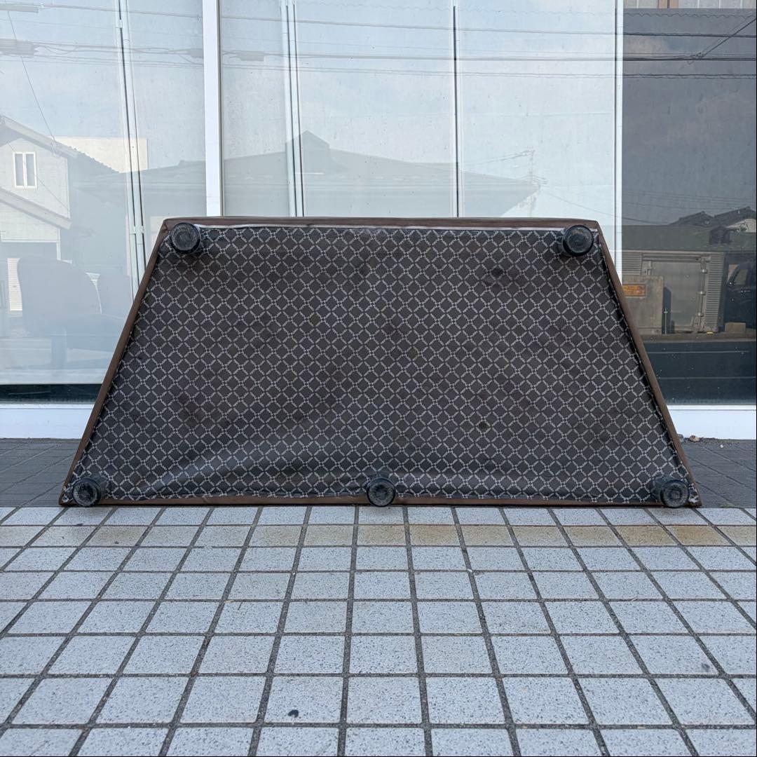 【アンティーク】Public パブリック レザー 2人掛け ソファ 台形 古家具