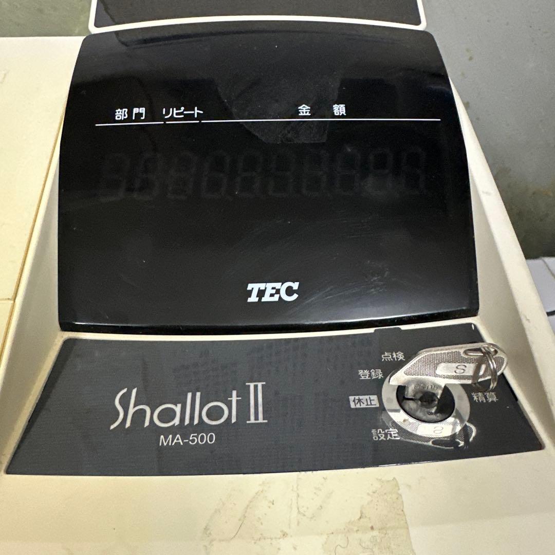 ジャンクTEC テック 電子レジスター ShallotⅡ MA-500 取説付き