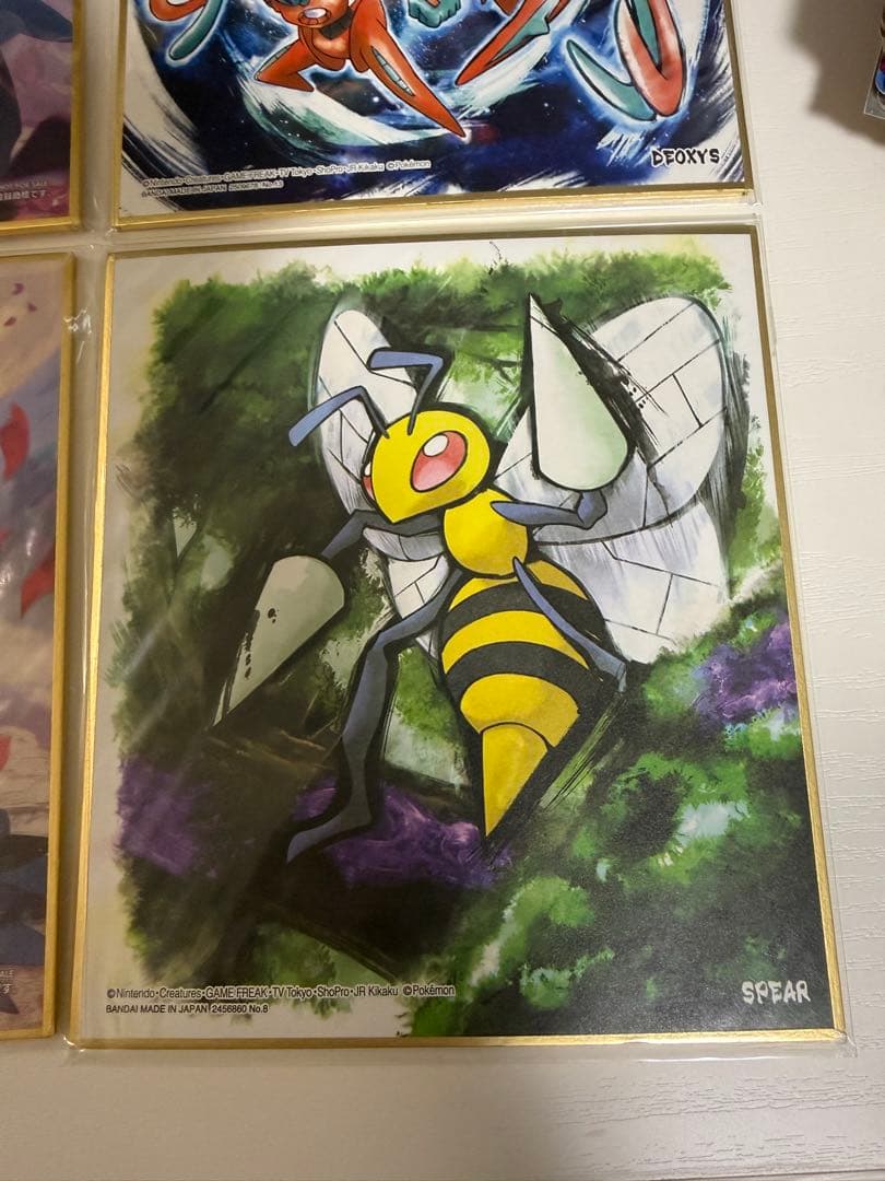 【新品未開封】ポケモン 色紙ART ピカチュウ ルカリオ ホウオウ