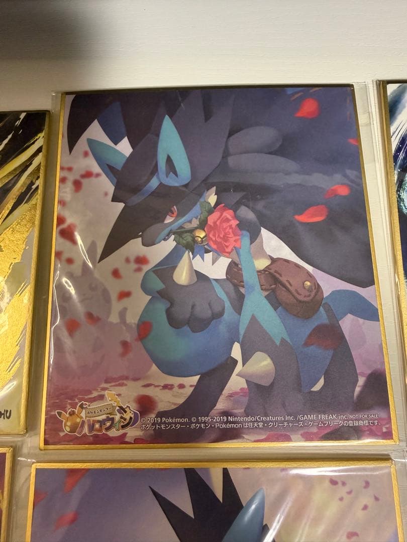 【新品未開封】ポケモン 色紙ART ピカチュウ ルカリオ ホウオウ