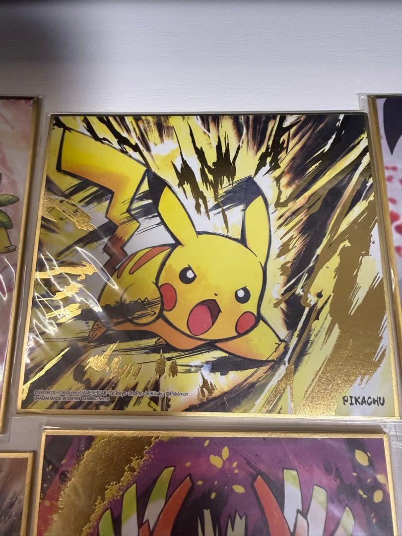 【新品未開封】ポケモン 色紙ART ピカチュウ ルカリオ ホウオウ