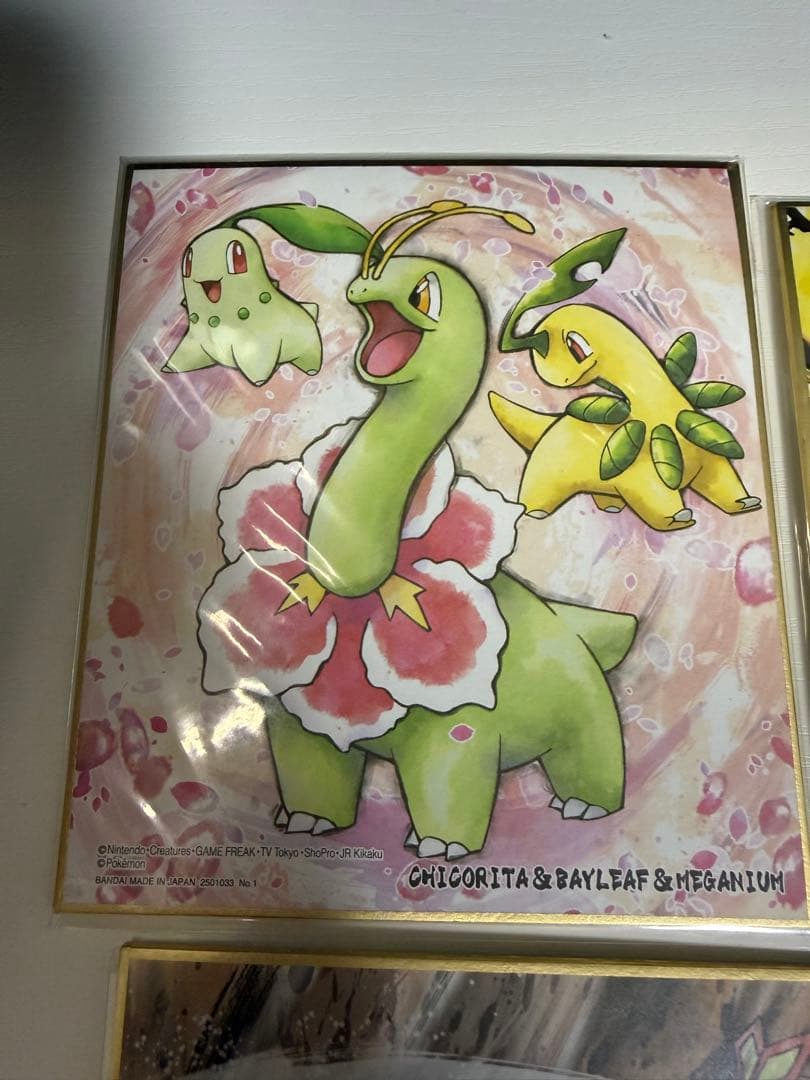 【新品未開封】ポケモン 色紙ART ピカチュウ ルカリオ ホウオウ