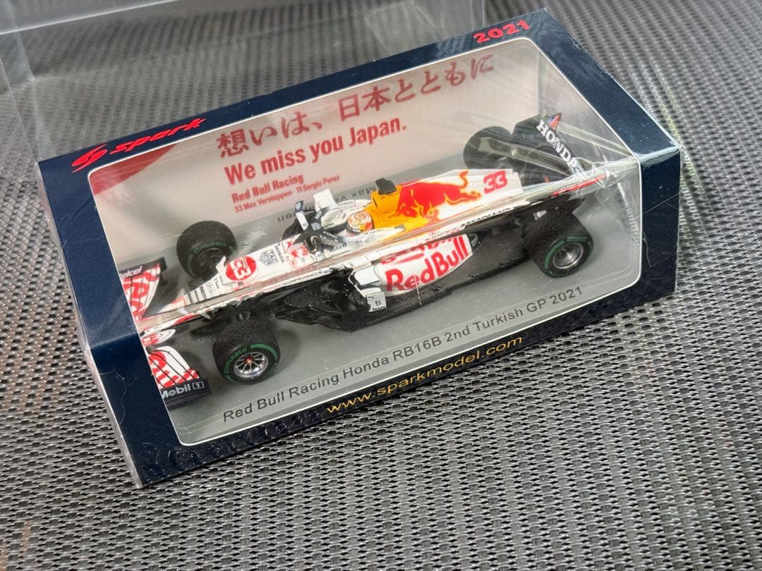 稀少！レッドブルホンダ　フェルスタッペン　トルコGPスペシャルカラー　ありがとう