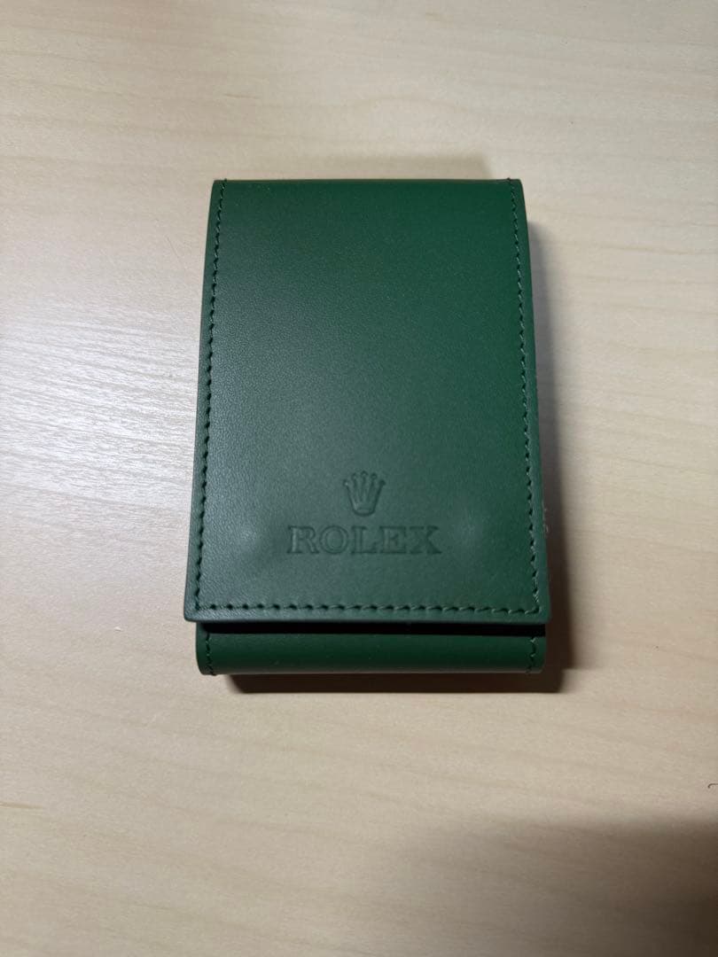 ROLEX ロレックス グリーンレザーケース 紙袋付き / 純正 正規品