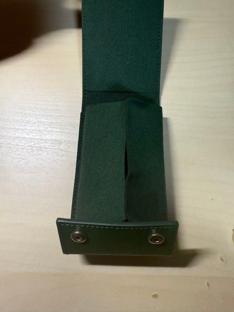 ROLEX ロレックス グリーンレザーケース 紙袋付き / 純正 正規品