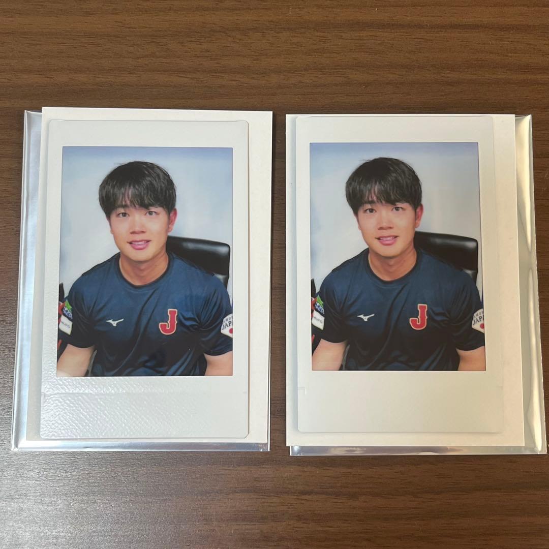 2025年3月侍ジャパン　出場選手シークレットチェキ 太田諒選手2枚セット