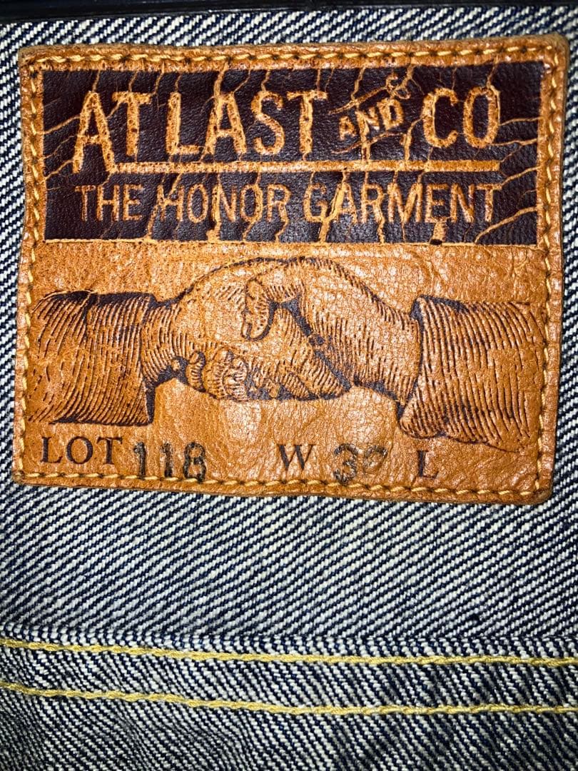 旧タグ 1st デニム　timewornclothing S・Atlast&co