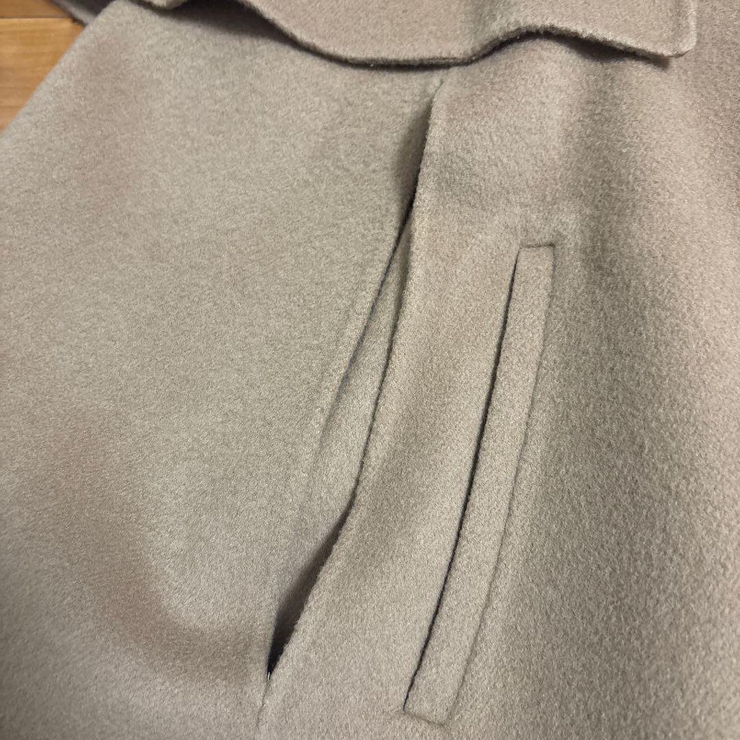 M-PREMIER COUTURE キャメルケープコート