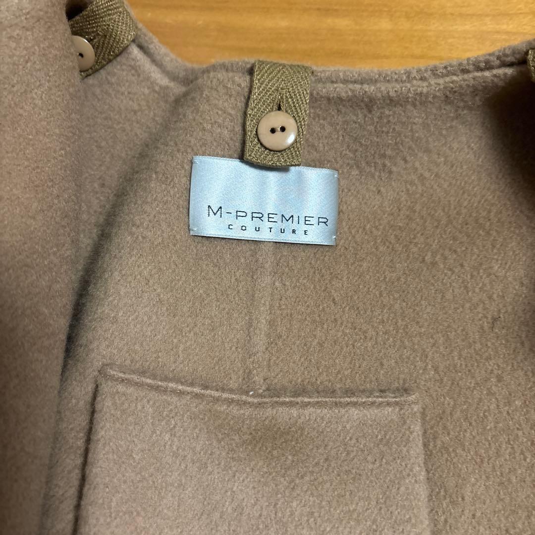 M-PREMIER COUTURE キャメルケープコート