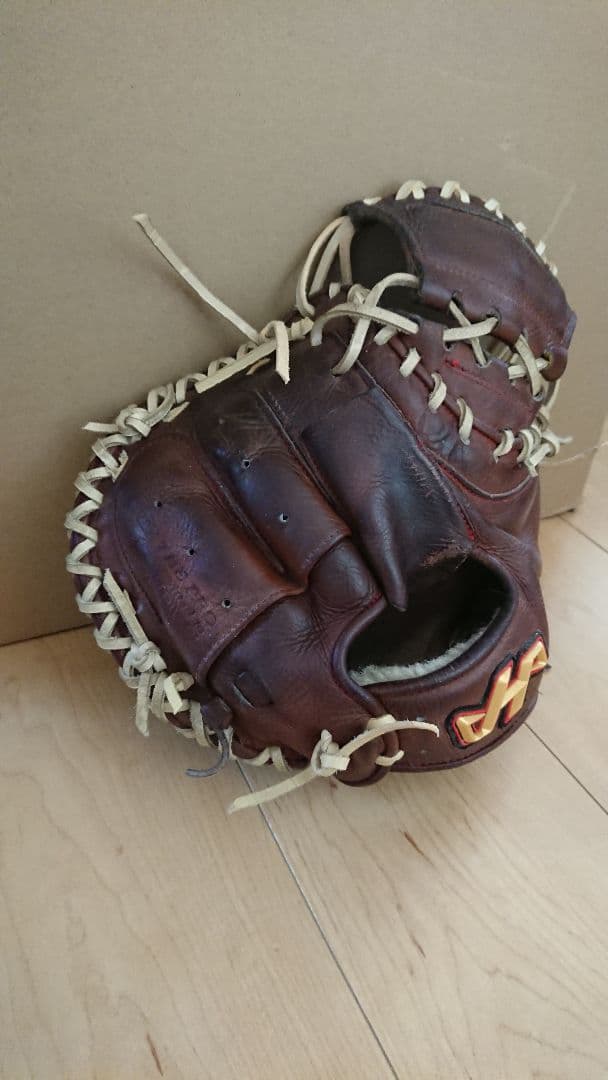 【匿名配送】ハタケヤマ 硬式 キャッチャーミット 甲斐モデル PBW-M19eb