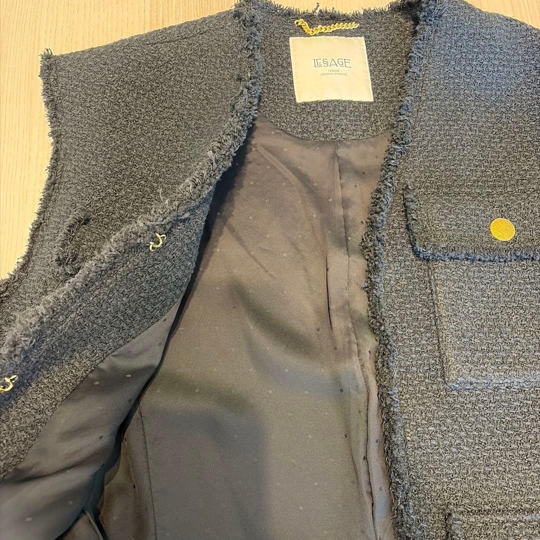 JOURNAL STANDARD L’essage GIOLICAツイードベスト