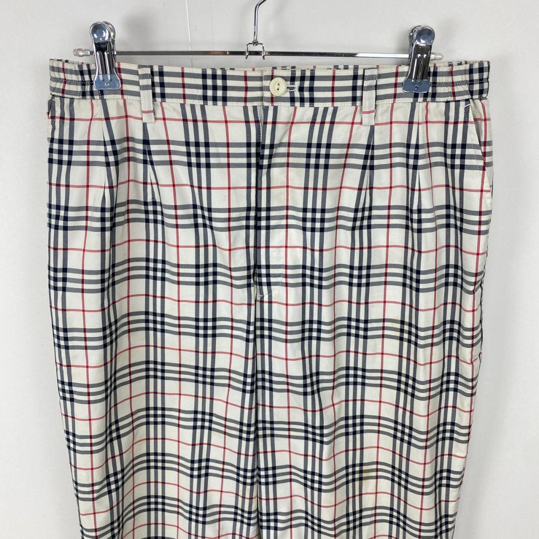 訳あり BURBERRY GOLF バーバリーゴルフ ノバチェックパンツ 13号