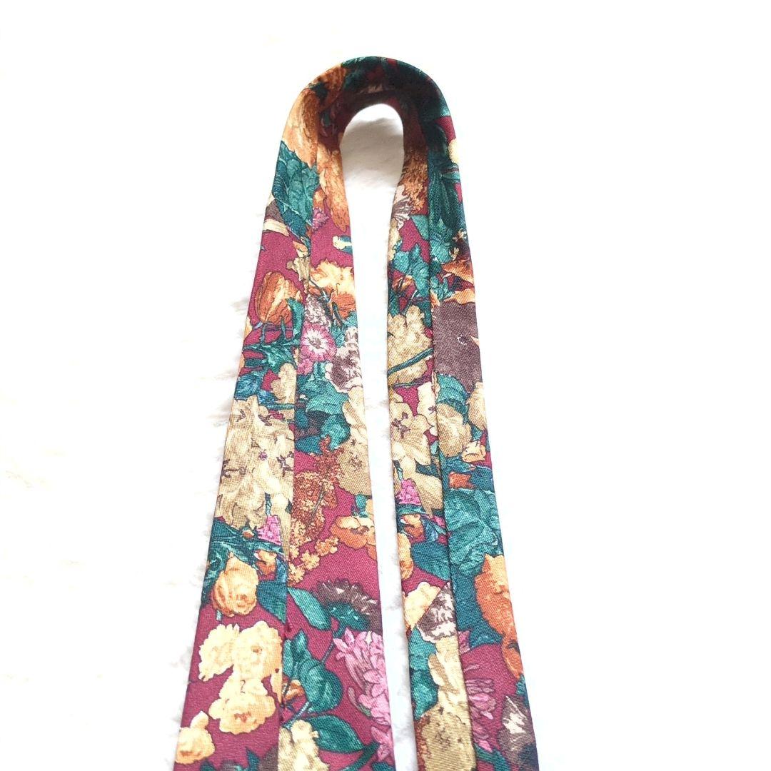 Paul Smith　ネクタイ　花柄　総柄　シルク　紳士服