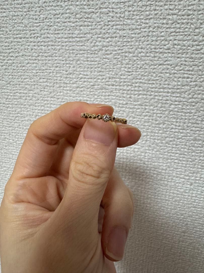 ete K10 ブラウンダイヤリング 10号
