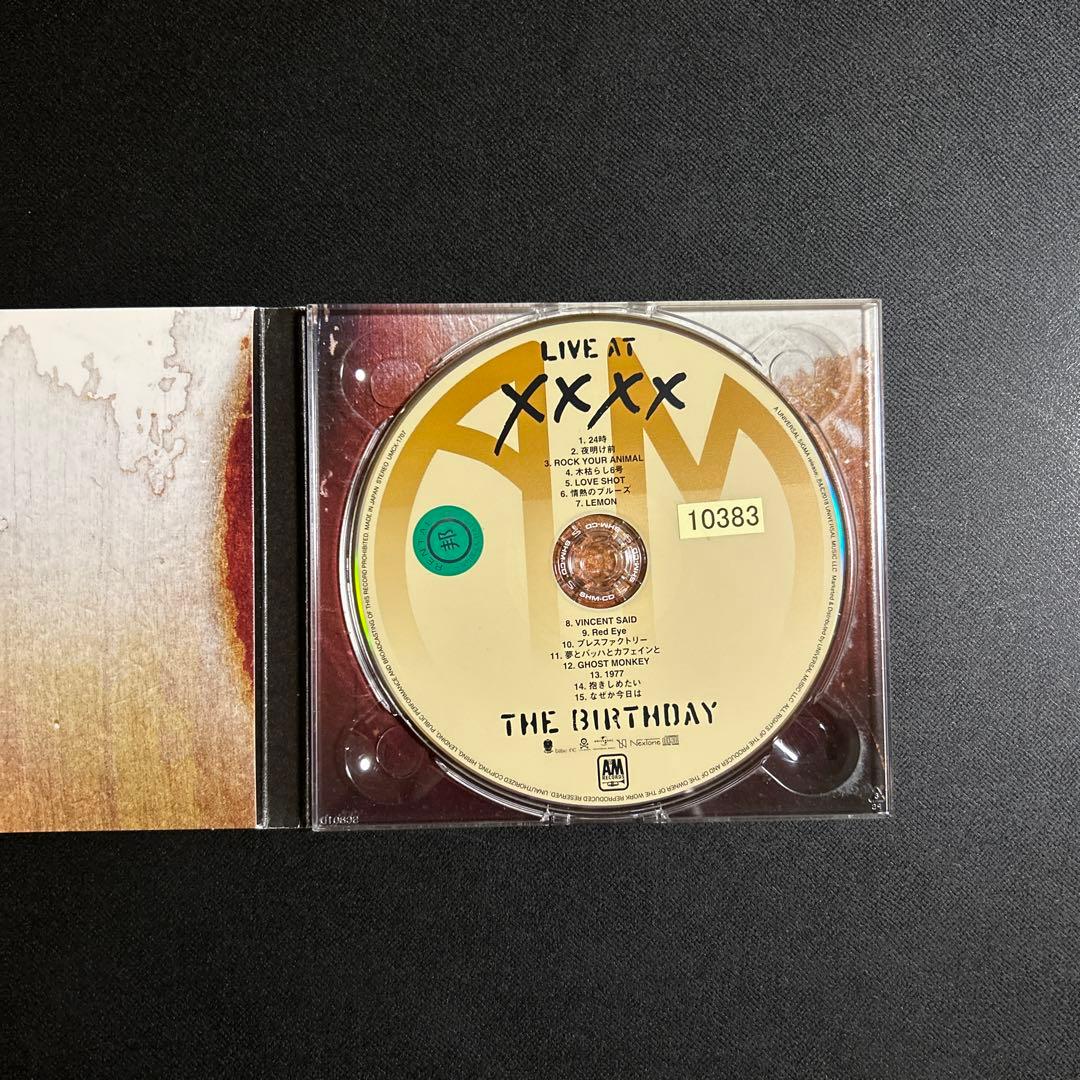 邦楽 The Birthday LIVE AT XXXX