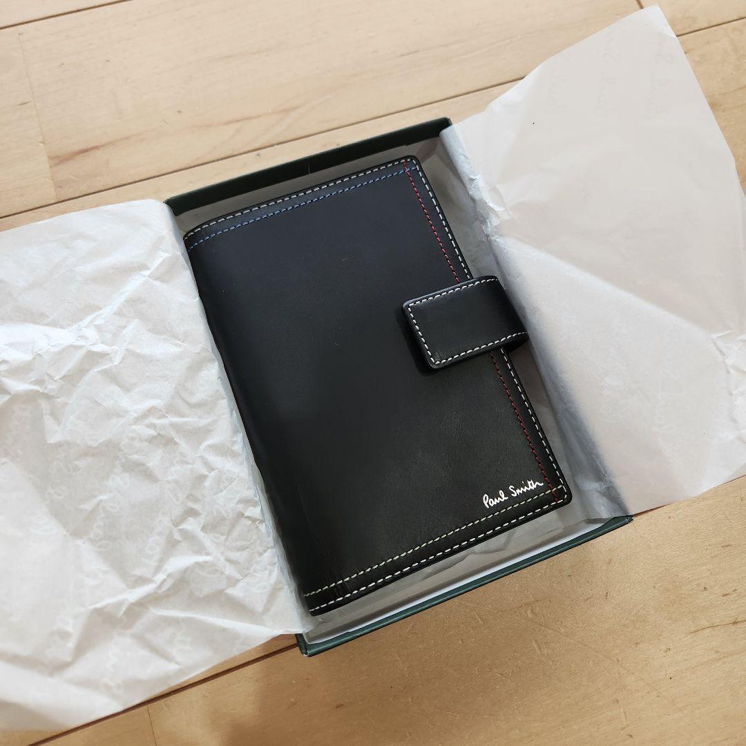 【新品未使用】Paul Smith　ポールスミス　手帳　箱つき　本革　黒
