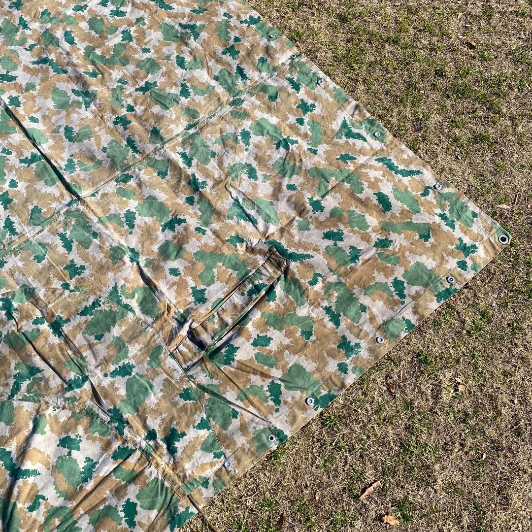 【超レア】東ドイツ軍　軍幕　フローラルカモ　ブルメンターンカモ　１枚
