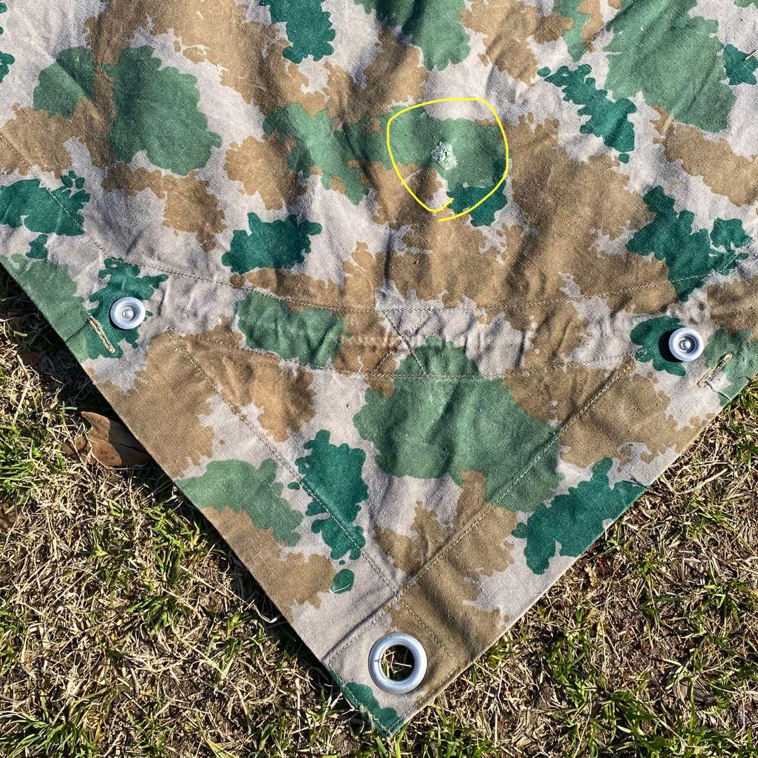 【超レア】東ドイツ軍　軍幕　フローラルカモ　ブルメンターンカモ　１枚