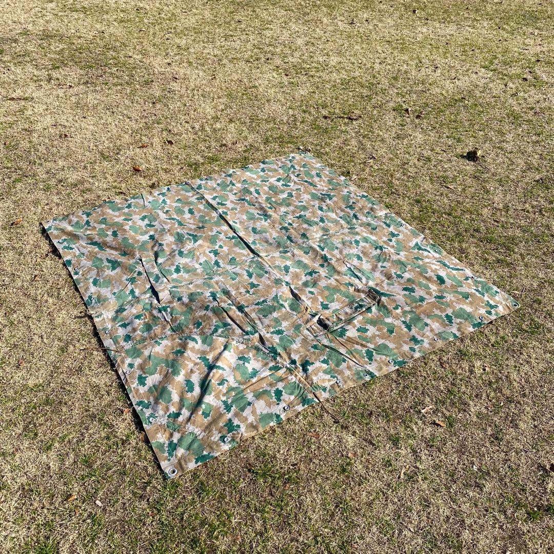 【超レア】東ドイツ軍　軍幕　フローラルカモ　ブルメンターンカモ　１枚
