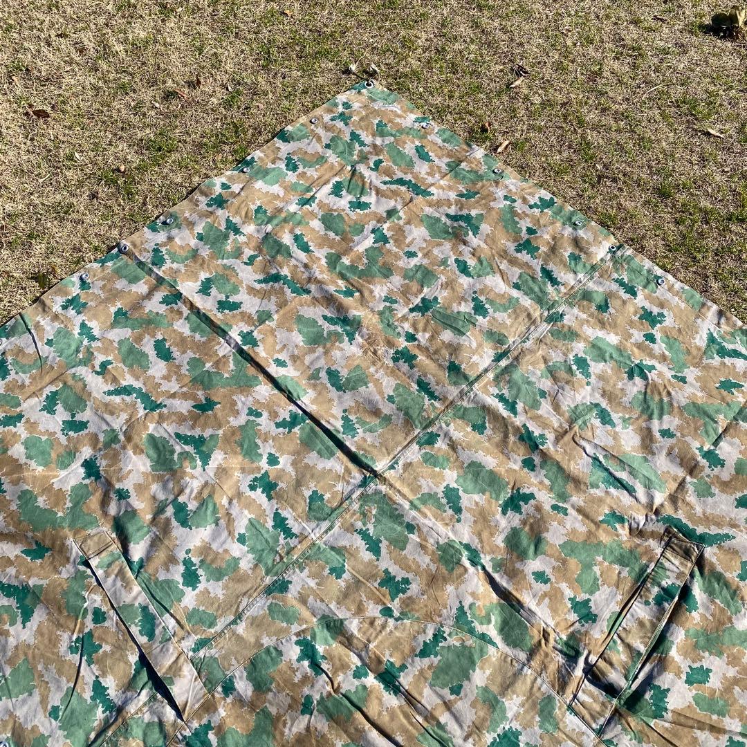 【超レア】東ドイツ軍　軍幕　フローラルカモ　ブルメンターンカモ　１枚