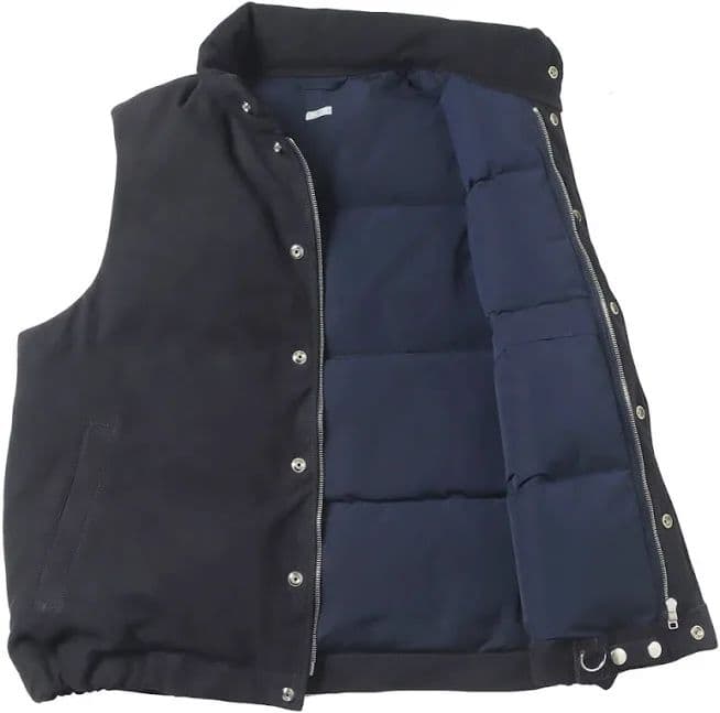 A.PRESSE アプレッセsuede down vest サイズ2