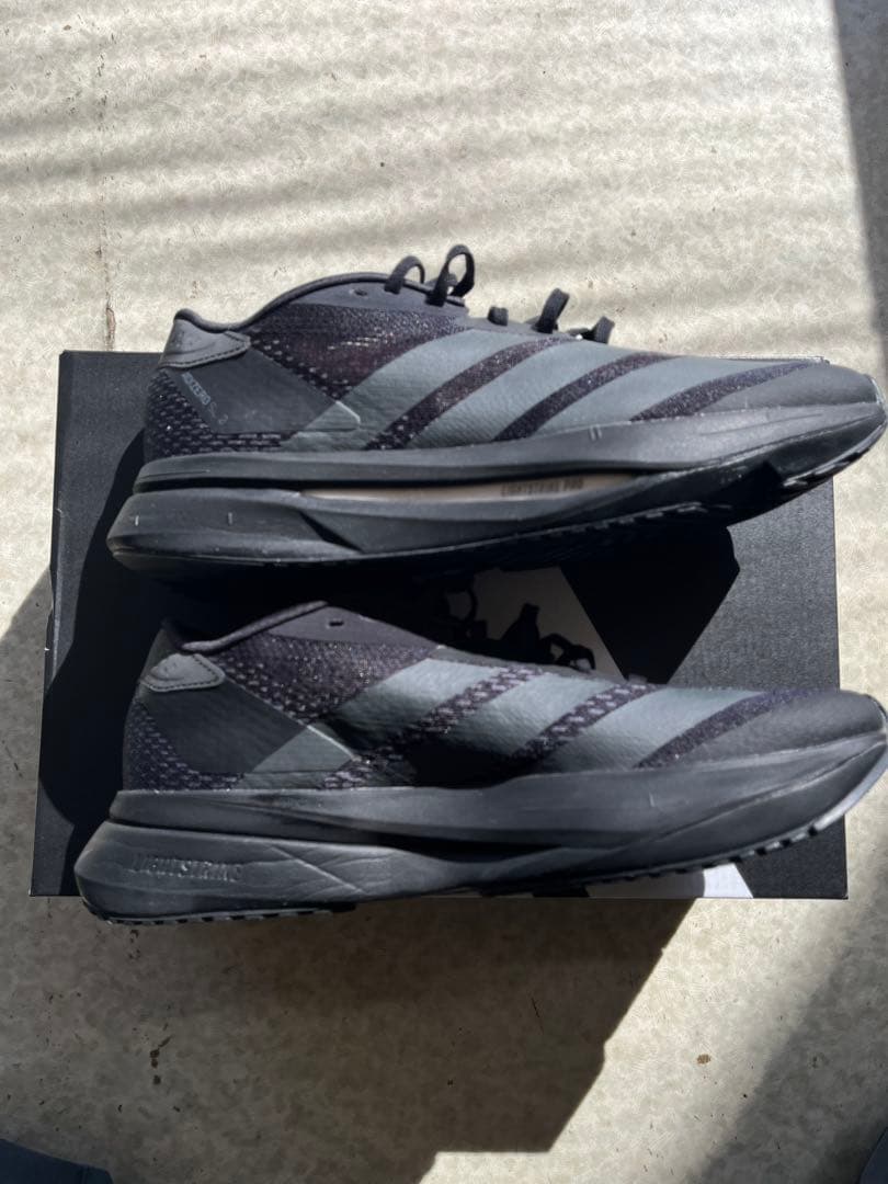 わ*る様 【美品】　adidas ADIZERO SL2 M ブラック 25.5
