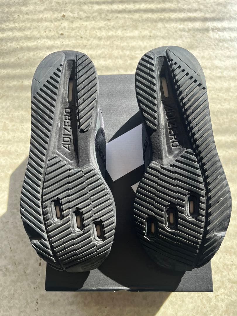 わ*る様 【美品】　adidas ADIZERO SL2 M ブラック 25.5