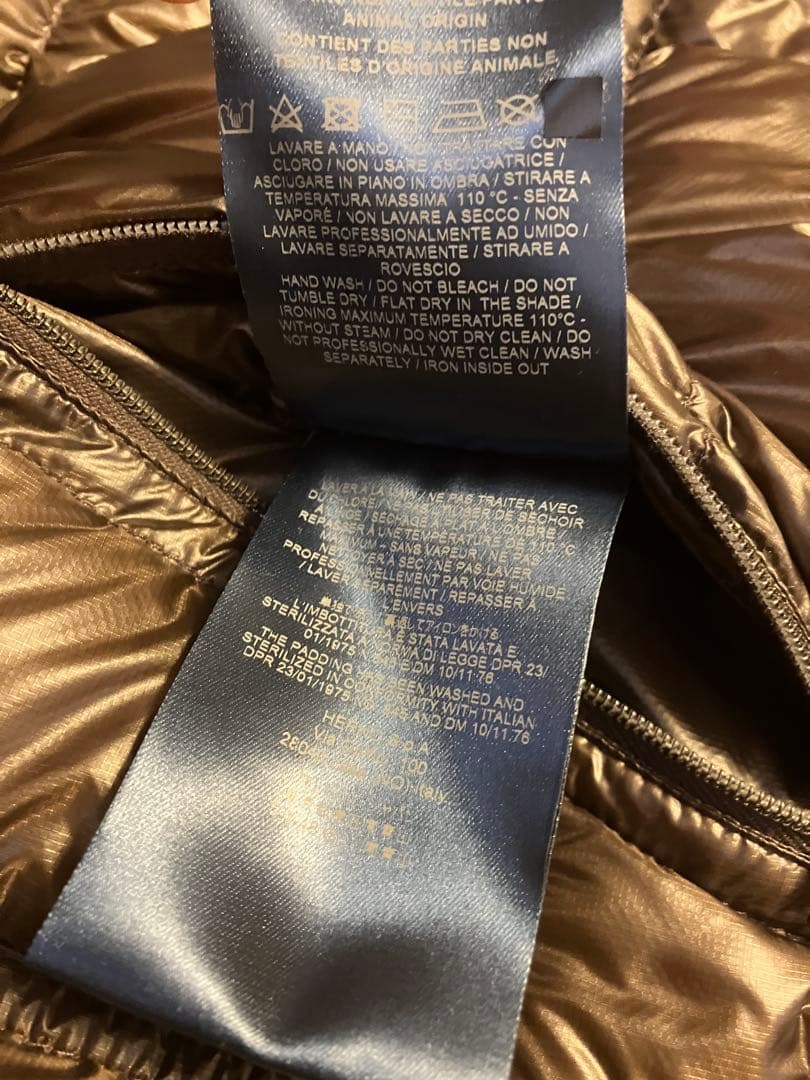 Herno ヘルノダウンベストメンズ XL50ブラウン