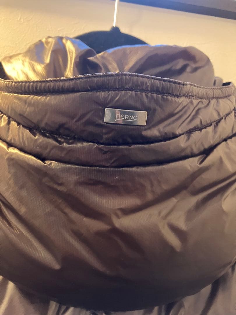 Herno ヘルノダウンベストメンズ XL50ブラウン