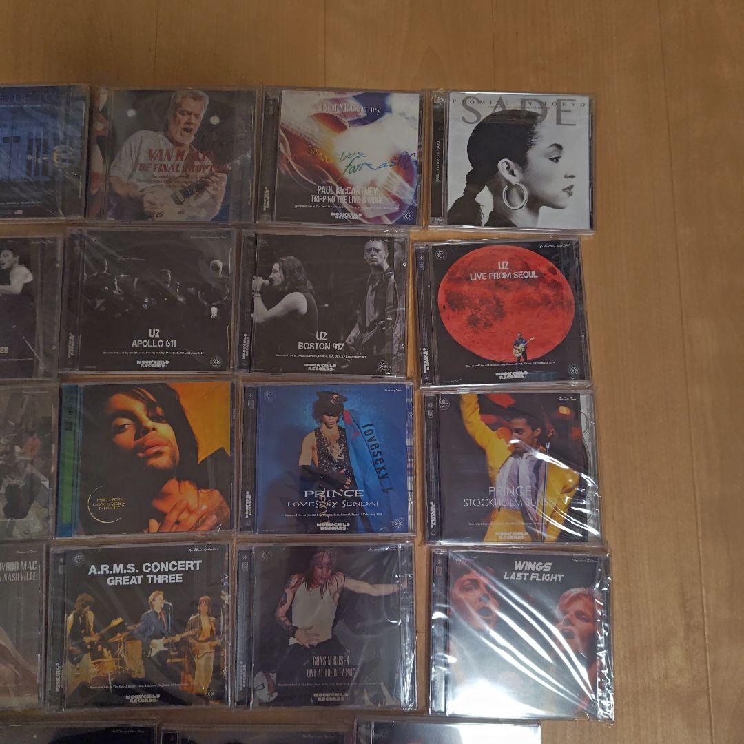 U2、Sade、Prince CDコレクション