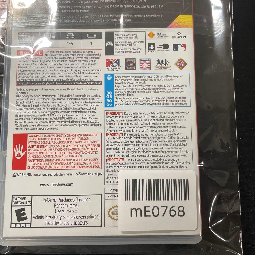 MLB The Show 25 (輸入版:北米) – Switch