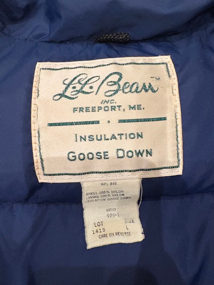 L.L.BEAN ダウンベスト 70's 美品
