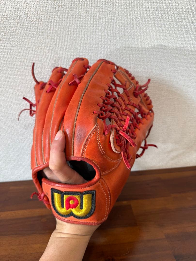 ワールドペガサス 軟式グローブ オレンジ