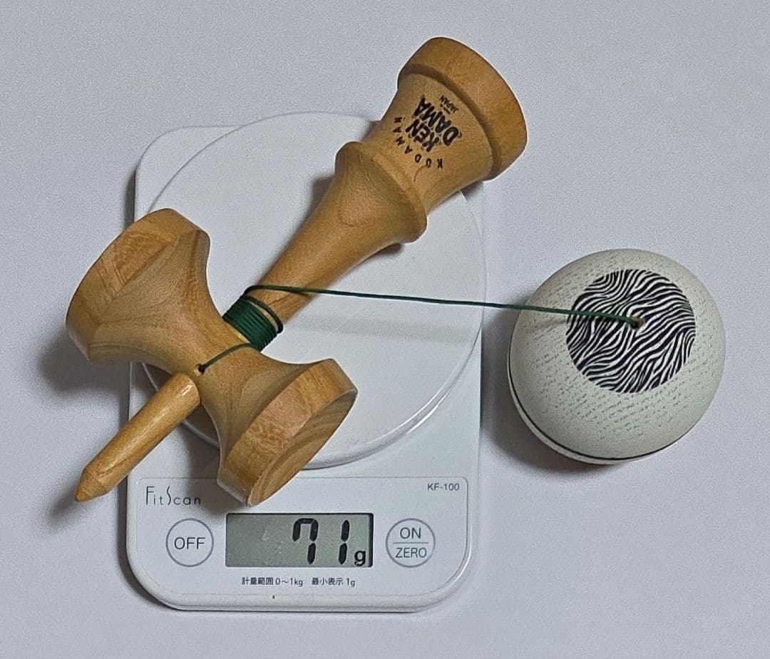 けん玉 KODAMAN KENDAMA / WHITE / KEYAKI